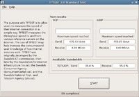 Screenshot of application window, version 0.1